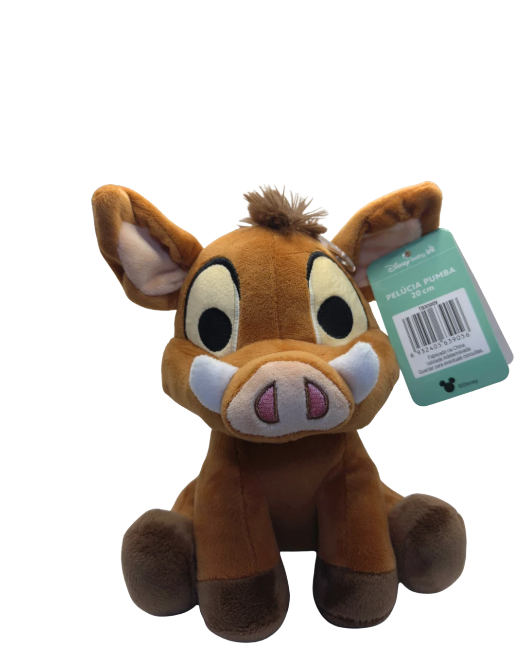 Pelúcia Pumba - Rei Leão | Disney licenciada Toy Box