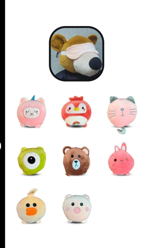 Máscara de Dormir - Brindes | Prêmios Toy Box para máquinas